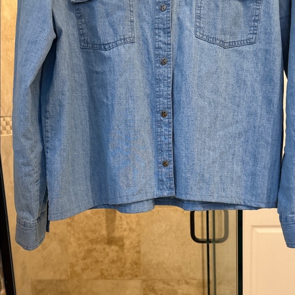 Karl Lagerfeld Classic Blue Denim Jacket size L - Picture 4 of 7
